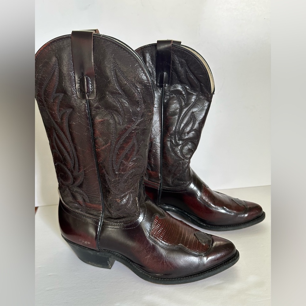 Santa Fe Boot Company 9.5 EE Men’s Leather Cowboy Boots